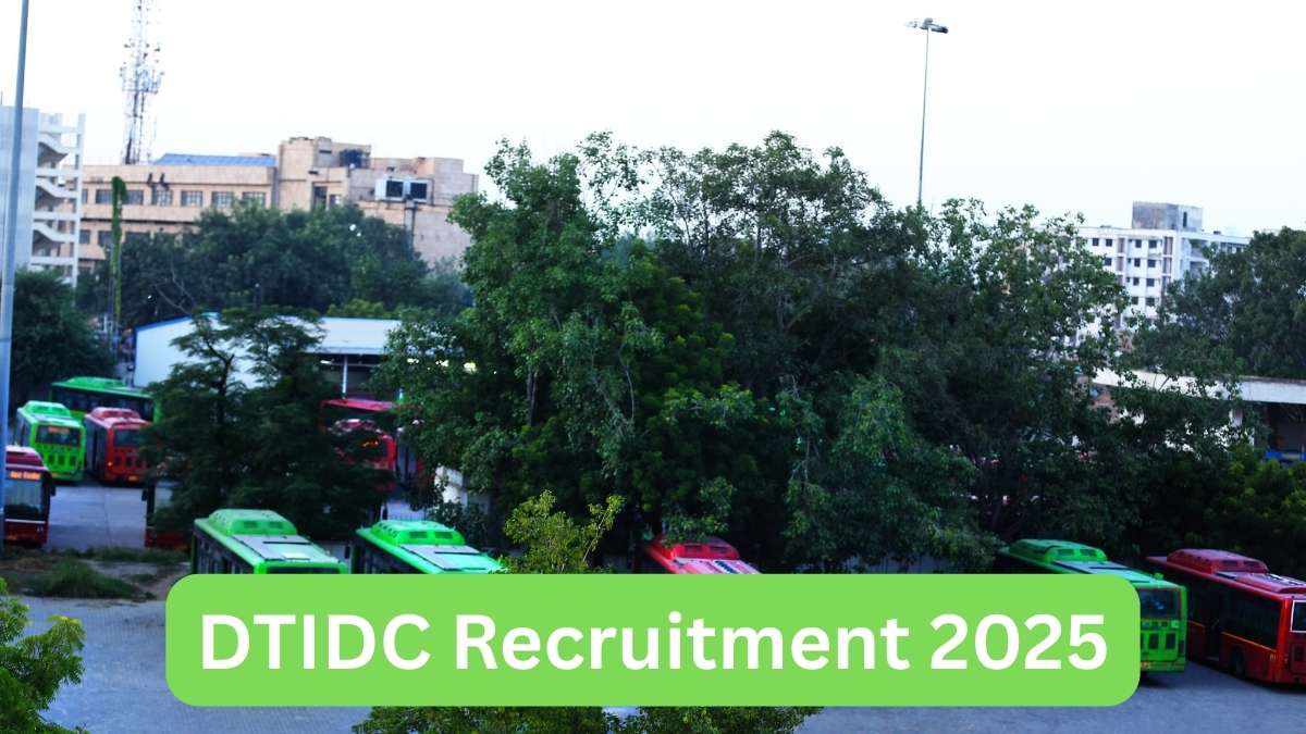 DTIDC Recruitment 2025 Notification