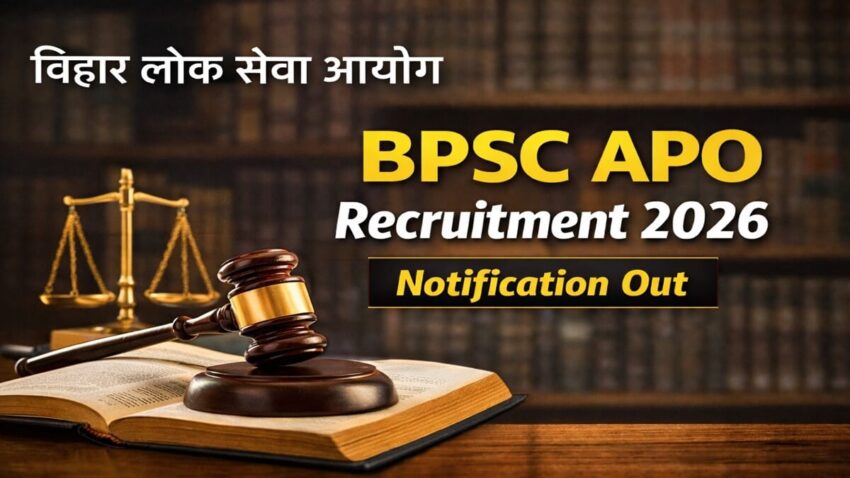 BPSC APO Recruitment 2026 Notifcation